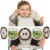 Big Dot of Happiness Woodland Creatures 1st Birthday Party Decor I Am One High Chair Banner Perspective: front