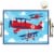 Big Dot of Happiness Taking Flight Airplane - Party Table Decor - Plane Party Placemats 16 Ct Perspective: front