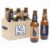 Big Dot of Happiness My Dad is Rad Father's Day Decor for Men 6 Beer Bottle Labels & Carrier Perspective: front