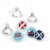 Big Dot of Happiness Railroad Party Crossing Train Round Candy Sticker Favors 1 sheet of 108 Perspective: front