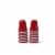 20 Pack Shot Glasses - 1.5 oz Acrylic Party Cup - Red Plastic Shot Glass Perspective: front