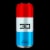 3D Liberty Pop Energy Drink Perspective: front