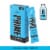 Prime Zero Added Sugar Blue Raspberry Drink Mix Packets Perspective: front