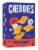 Cheddies® Spicy Cheddar Baked Cheesy Crackers Box Perspective: front