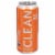 Clean Cause® Peach Sparkling Yerba Mate Energy Drink Perspective: front