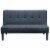 Bean Bag Factory Newport Convertible Sleeper Futon Perspective: front