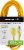 Monster Cable Locking Professional Grade Extension Cord Perspective: front
