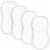 Organic Bamboo Burp Cloths, 4 Pack Large, Baby Washcloths Burping Cloth by Comfy Cubs Perspective: front