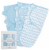 Swaddle Blanket Baby Girl Boy Easy Adjustable 3 Pack Infant Sleep Sack (Large, Blue) Perspective: front