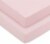Comfy Cubs Fitted Crib Sheet – 100% Cotton Baby Crib Mattress (Pink, Pack of 2) Perspective: front