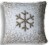 Chicos Home Christmas Snowflake Pillow Cover - White Perspective: front