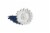 Vibhsa Sun Flower Napkin Rings 4 Pack - White Perspective: front