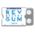 Rev Gum Regular Strength Polar Mint Caffeinated Gum Pack Perspective: front