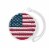 Speaqua USA Flag Speaker Perspective: front