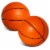 Botabee 2-Pack Mini 5  Orange Foam Basketballs for Trampoline Hoop Game Perspective: front