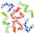 Neliblu 6 Pack Fidget Snake Cube Twist Puzzles Toys for Kids Perspective: front