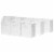 Occasionall Extra Small White Embossed Diamond Pattern Paper Bags with Handle 12PK 4x2.75x4.5 Perspective: front