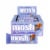 Mosh® Blueberry Almond Crunch Brain + Body Fuel Nutrition Bar Perspective: front
