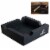 PARDO Black Cigar Ashtray, Unbreakable Silicone, 1 Pack, 4xCigar Holder Perspective: front