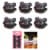6 Pc Sealing Chip Clips Storage Bag Fresh Food Snack Clip Grip Coffee Crafts Cat Perspective: front