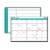 Magnetic Dry Erase Monthly and Weekly Calendar 2-Pack Bundle, Fridge White Board with Monthly Perspective: front
