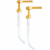 Sauce Pump Dispenser for Torani 64 Ounce Bottles (Pack of 2) Perspective: front