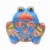 Evergreen Talavera Frog Planter Perspective: front