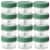 Sage Spoonfuls Reusable Glass 4oz Baby Food Jars With Airtight Lids - 12-Pack Perspective: front