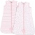 Sleep Bag for Baby, 2 Pack, Breathable Wearable Blanket Swaddle for Newborns (Pink, X-Large) Perspective: front
