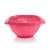 Tupperware Heritage Square Bowl - Flamingo Perspective: front