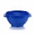 Tupperware Heritage Square Bowl - Basic Blue Perspective: front