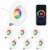 6 In. WiFi Smart 12W 1100LM Thin Recessed Retrofit LED Light/Google, Wet Rated (6 Pack) Perspective: front