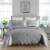 MarCielo 100% Cotton Oversized Bedspread Quilt Set Embroidery TK Perspective: front