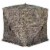Rhino Blinds R180 3 Person Hunting Ground See-Through Mesh Blind, Realtree Edge Perspective: front