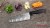 Ergo Chef Prodigy 8" Stamped Chef knife w/ TPR Grip Handle Perspective: front