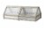 VegTrug Cold frame Greenhouse 1.8m Gray Wash FSC 100% Perspective: front