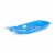 Slippery Racer Downhill Sprinter Kids Toddler Plastic Toboggan Snow Sled, Blue Perspective: front