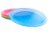 Colorful Plastic Reusable 10 inch Dinner Plates, 4 Pack Perspective: front