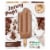 Jonny Pops Chocolate Fudge with Fresh Cream Pops Perspective: front