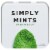 Simply Gum Peppermint Mints Perspective: front