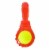 JoJo Modern Pets Eco-Friendly Squeaky TPR Tennis Ball Dog Toy with Treat Fill Perspective: front