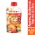 Happy Tot® Organic Stage 4 Super Foods Apples & Butternut Squash Blend Baby Food Pouch Perspective: front