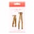 No-Slip Frenchies Black Velvet Hairpins - 20 Pins Perspective: front