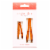 No-Slip Frenchies Red Velvet Hairpins  - 20 Pins Perspective: front