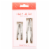 No-Slip Frenchies Grey Velvet Hairpins  - 20 Pins Perspective: front