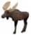 NEW Rinehart Targets 1/3 Scale Woodland Moose Archery Target Perspective: front