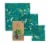 Bee's Wrap Assorted Reusable Food Storage Wraps - Ocean Print Perspective: front