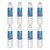 Samsung DA29-00020B 8PK Refrigerator Water Filter Compatible by BlueFall Perspective: front