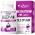 Physician's Choice Rest & Relaxation Sleep Aid Dietary Supplement Veggie Capsules Perspective: front