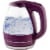 Ovente Glass Electric Kettle with LED Light and Auto Shut-off, Purple 1.5L Perspective: front